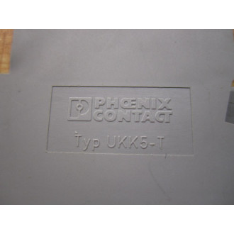 Phoenix Contact 3007055 Terminal Block UKK5-T (Pack of 8) - New No Box
