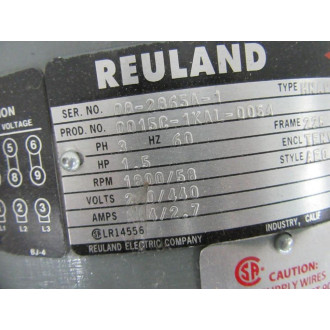Reuland 0015C-1KAL-0054 Motor 0ADA-A16Z09-02 Brake - New No Box