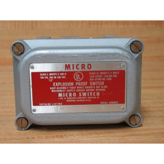 Micro Switch 1EX-1 Limit Switch 1EX1 Some Shelf Wear - New No Box
