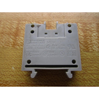 Phoenix Contact MBK-3 Terminal Block MBK3 (Pack of 60) - Used