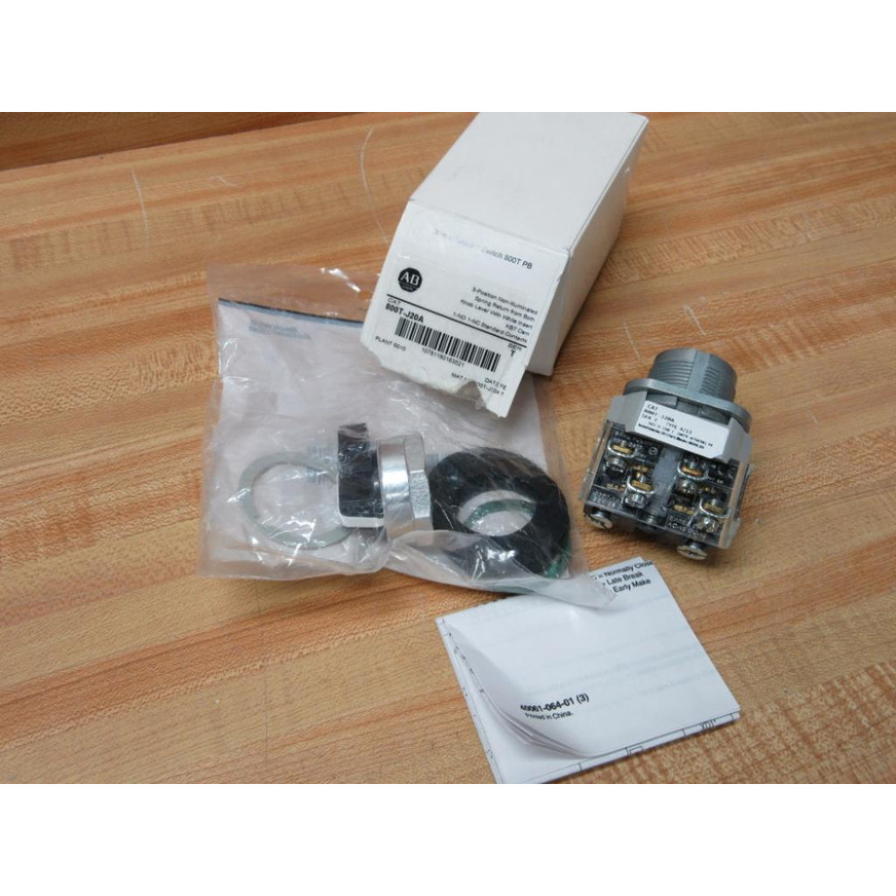 Allen Bradley 800T-J20A Selector Switch 800TJ20A W800T-XA