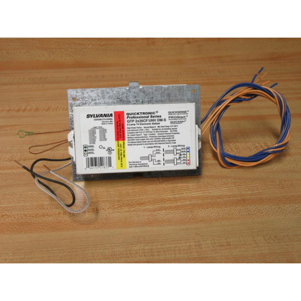 Sylvania QTP-2X26CFUNV-DM-S Ballast QTP2X26CFUNVDMS - New No Box