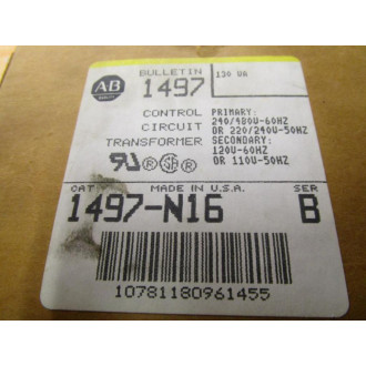 Allen Bradley 1497-N16 Transformer X-183222 Series B