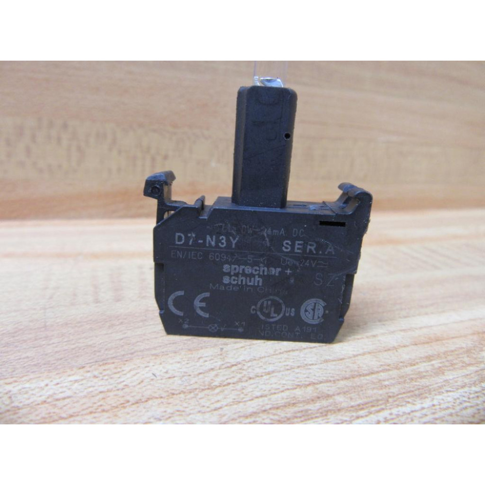Sprecher + Schuh D7-N3Y Lamp Module D7N3Y - Used