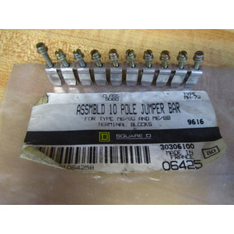 Square D 9080-MH-72 10P Jumper Bar 9080MH72 (Pack of 8)