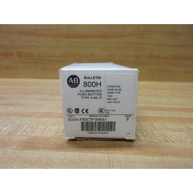 Allen Bradley 800H-FRXTP16RA1 Button EMPTY BOX ONLY! Allen Bradley 800H-FRXTP16RA1 Button EMPTY BOX ONLY!