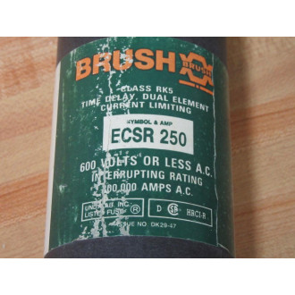Brush ECSR-250 Fuse ECSR250 - New No Box