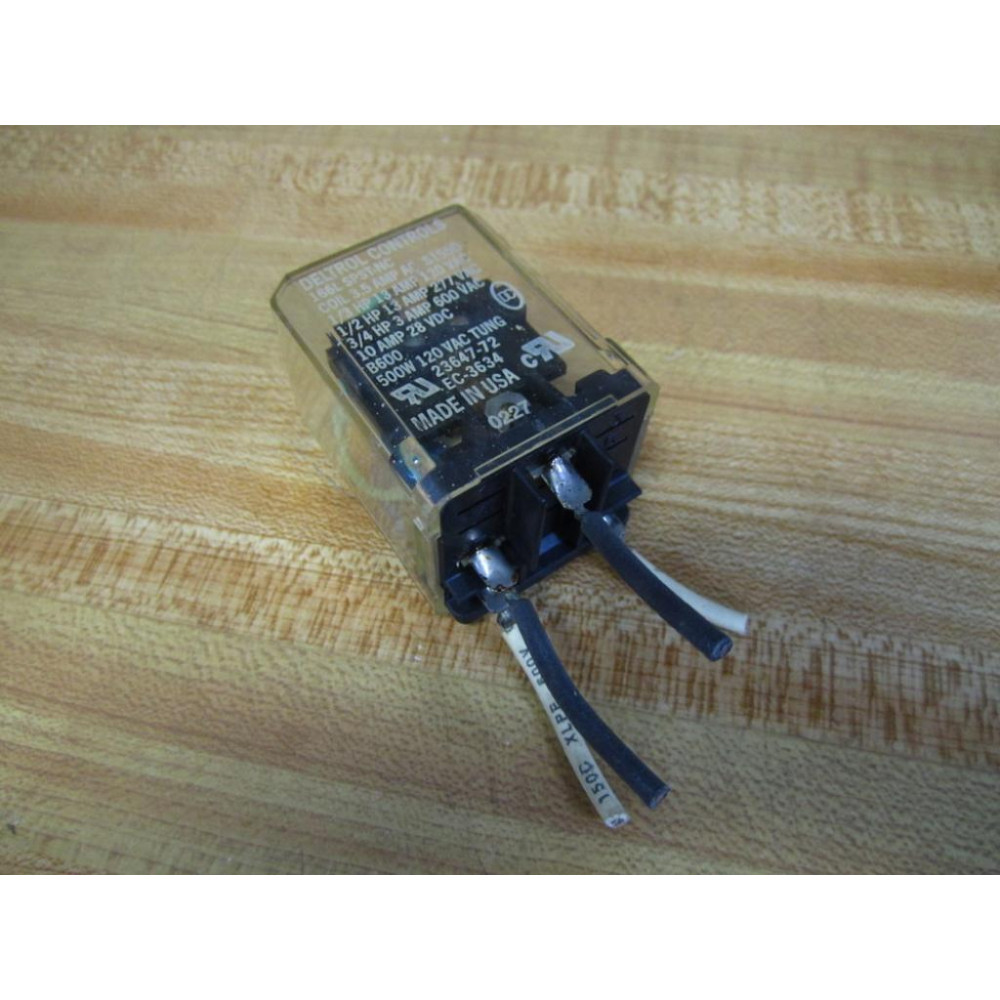Deltrol 23647-72 Relay 2364772 - Used