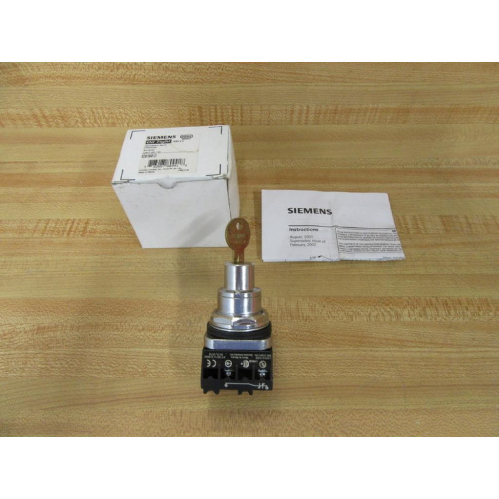 Siemens 52SC6AFJ1 Keyed Selector Switch