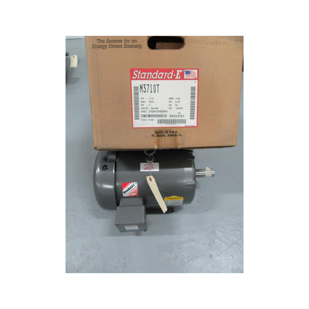 Baldor M3710T Motor 7-12HP  Frame 213T