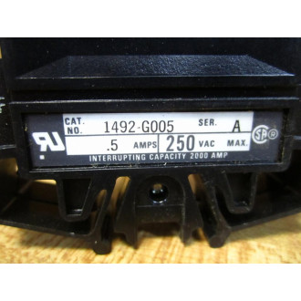 Allen Bradley 1492-G005 Circuit Breaker 1492G005 Series A