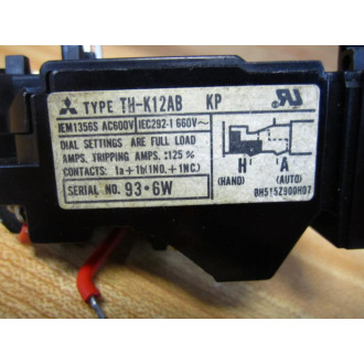 Mitsubishi TH-K12AB Overload Relay THK12AB - New No Box