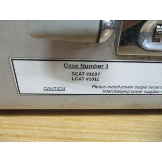 EDS SCAT1007 Concentricity Alignment Tool LCAT1011 WO Power Supply - Used