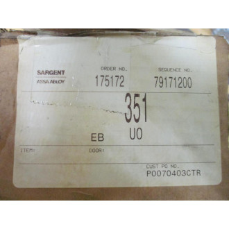 Sargent 351-UO-EB Door Closer 351 Bronze