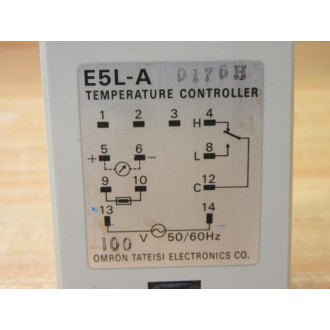 Omron E5L-A Temperature Controller 0-50°C E5LA - Used