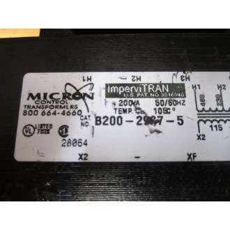 Micron B200-2987-5 Transformer B20029875 - Used
