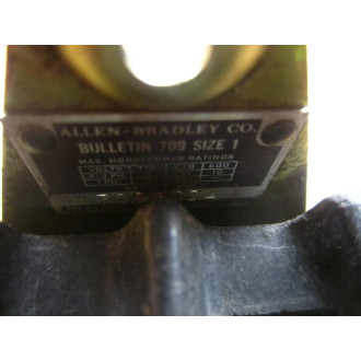Allen Bradley 709-BODA Starter 709B0DA Coil1A01 - Used