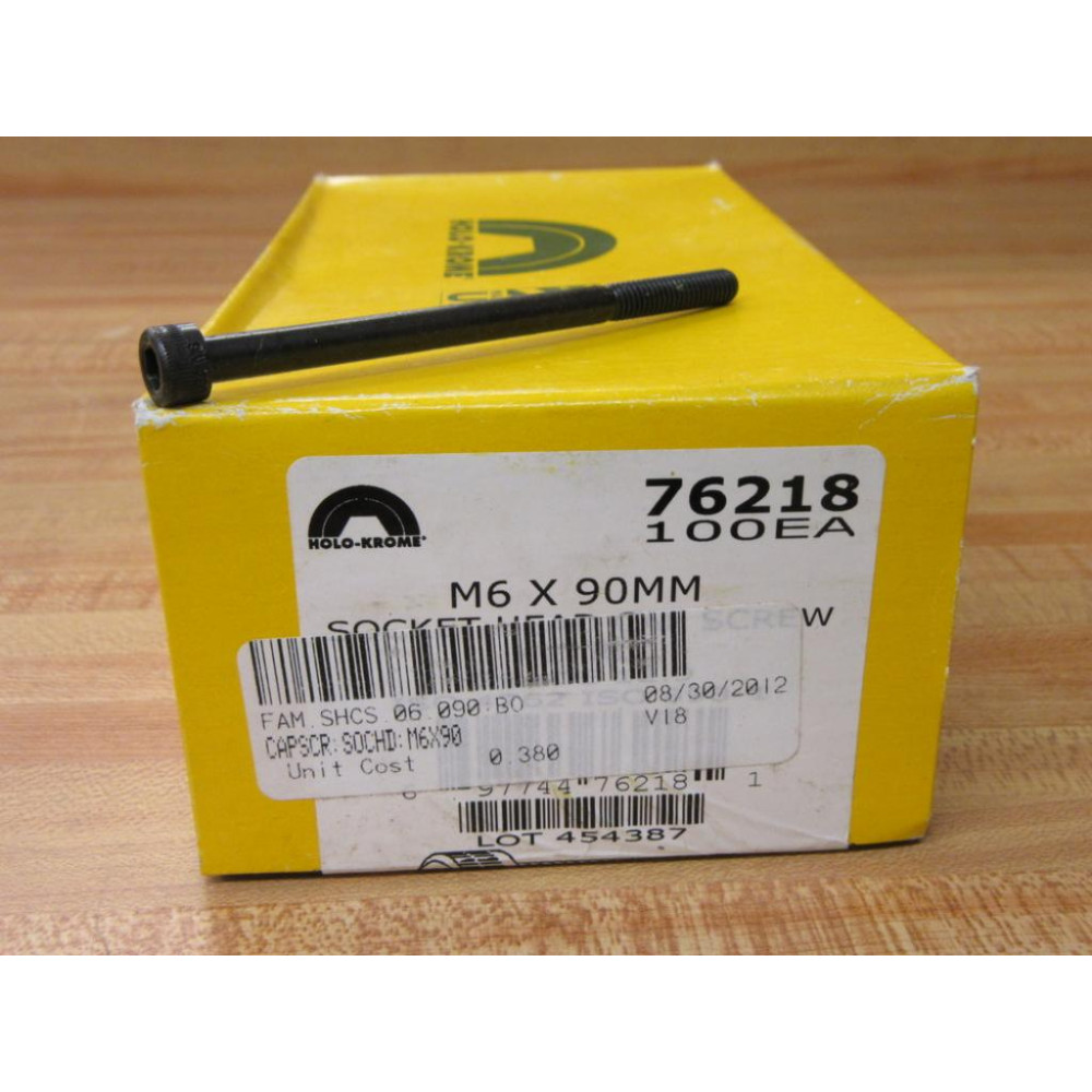 Holo-Krome 76218 Socket Head Cap Screw (Pack of 100)