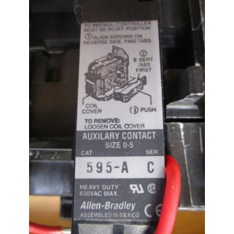 Allen Bradley 509-COD Starter 509-C0D WO Relay