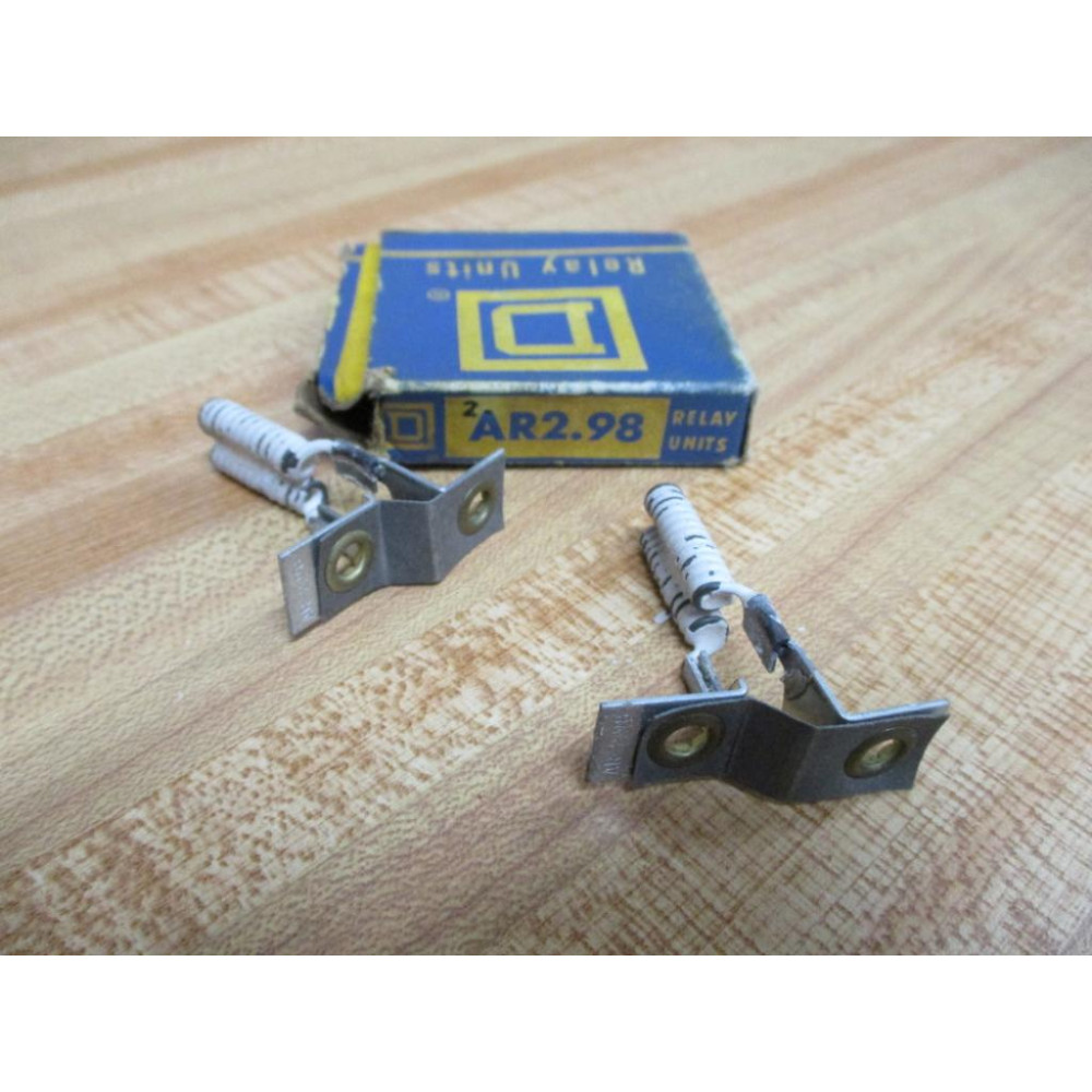 Square D AR2.98 Overload Relay Thermal Heater Unit  AR298 (Pack of 2)