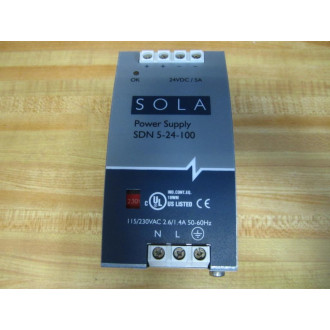 Sola SDN 5-24-100 Power Supply SDN524100 - Used