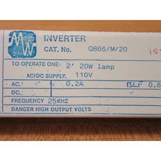 MW Q866-M-20 Ballast Q866M20
