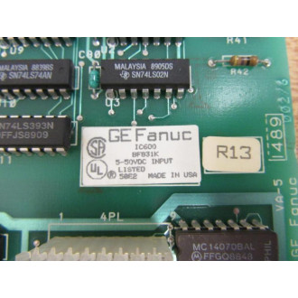 GEFanuc IC600BF831 Input Board IC600BF831K - Used