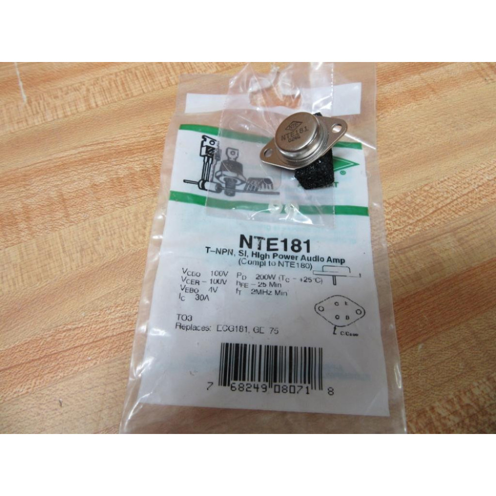 NTE NTE181 Transistor (Pack of 2)
