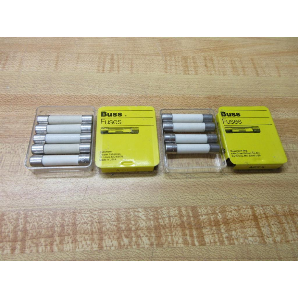 Buss MDA-25 Bussmann Fuse Cross Ref 1CM04 White (Pack of 9)