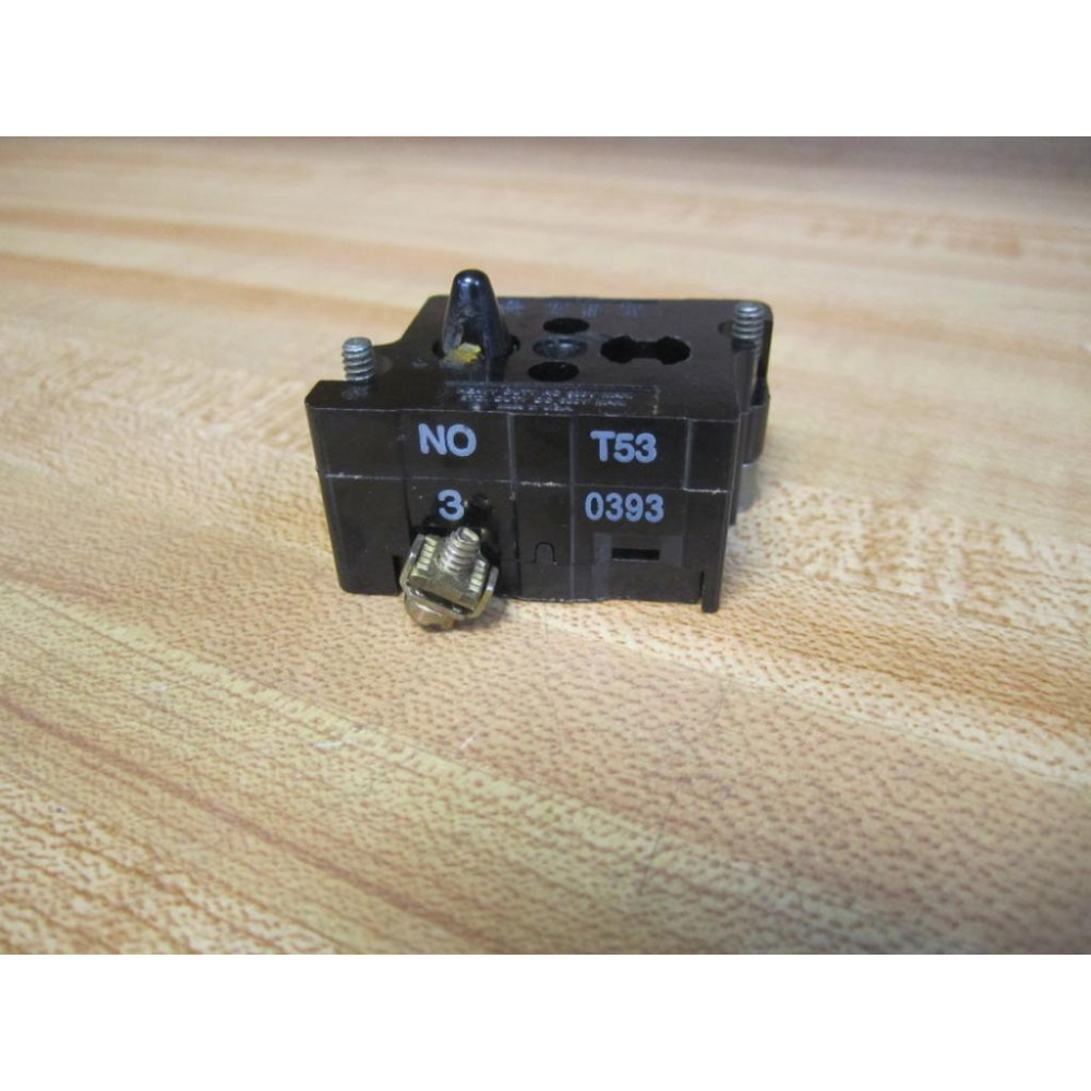 Cutler Hammer T53-0393 Eaton Contact Block T530393 - New No Box