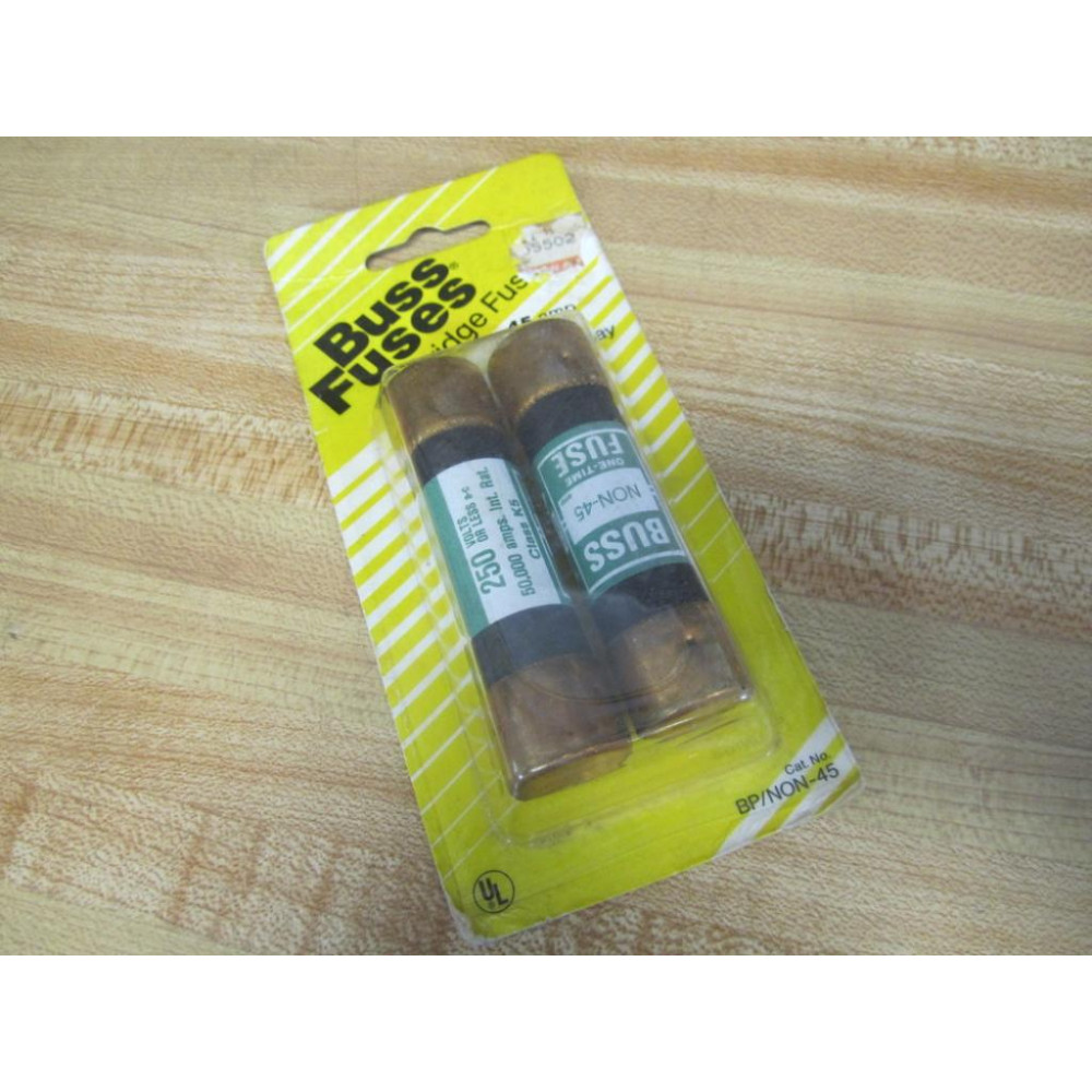 Buss NON-45 Bussmann Fuse Cross Ref 6F273 (Pack of 2)