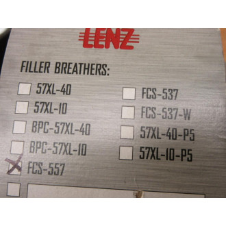 Lenz FCS-557 Vent Filler Cap Assembly FCS557