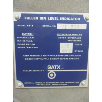 Fuller SG-5 GATX Bin Level Indicator SG5 - New No Box