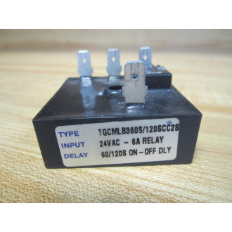 Airotronics TGCMLB360S-120SCC2S Time-Delay Relay  TGCMLB360S120SCC2S - Used