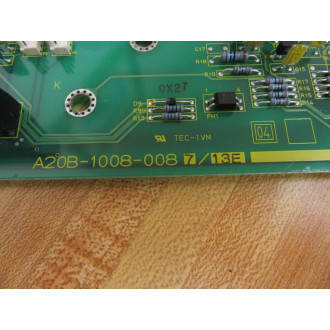 Fanuc A20B-1008-0087 Board A20B-1008-008713E - Parts Only
