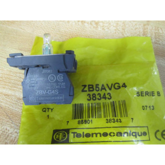 Telemecanique ZB5AVG4 Contact Block wLight Module 38343
