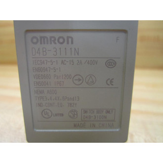 Omron D4B-3111N Limit Switch D4B3111N - New No Box