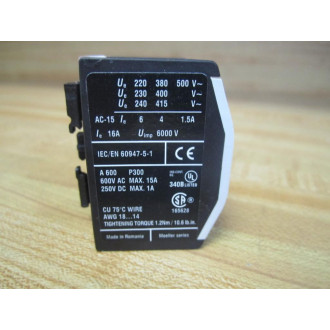 Cutler Hammer XTCEXFBG22 Eaton Auxiliary Contact DILM150-XHI22 - New No Box