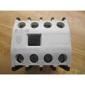 Cutler Hammer XTCEXFBG22 Eaton Auxiliary Contact DILM150-XHI22 - New No Box