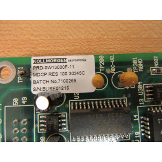 Kollmorgen PRD-0W13000F-11 Circuit Board PRD0W13000F11 4 - Parts Only