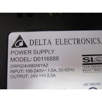 Delta DRP024V060W1AZ Power Supply Model D0116888