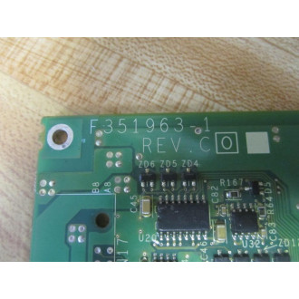 Yaskawa F351963-1 PC Board CACRSRCA60BF - Used