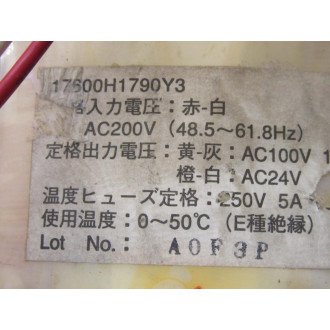 17600H1790Y3 Transformer 17600H1790Y3 - Used