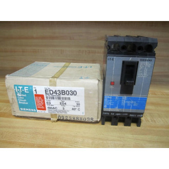 Siemens ED43B030 ITE 30A Circuit Breaker