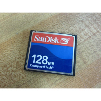 SanDisk SDCFB CompactFlash 128MB - Used
