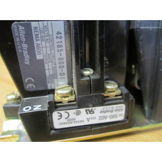 Allen Bradley 509-A0D Starter 509-AOD Ser B,W595-A, 42185-800-01, 595-A02 - New No Box
