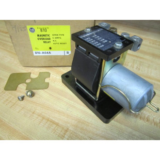 Allen Bradley 810-A04A Magnetic Overload Relay 810A04A wo Contact