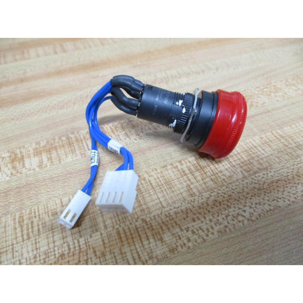 Omron A165E-S-03U E-Stop Switch A05B-2301-D002 2 Connectors 6 Pin - Used