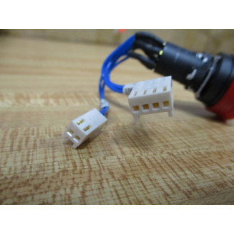 Omron A165E-S-03U E-Stop Switch A05B-2301-D002 2 Connectors 6 Pin - Used