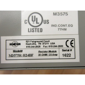 Bonitron M3575R-H24BF Breaking Resistor M3575RH24BF